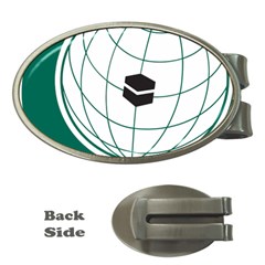 Flag Of The Organization Of Islamic Cooperation Money Clips (oval)  by abbeyz71