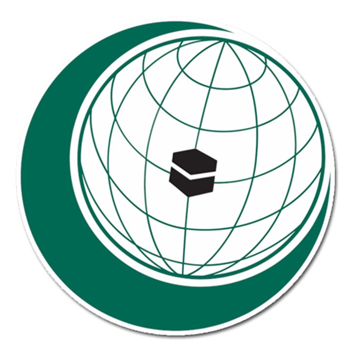 Flag of the Organization of Islamic Cooperation Magnet 5  (Round)