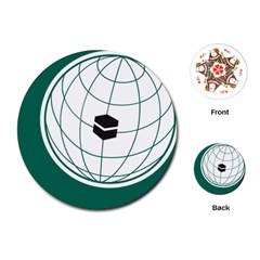 Flag Of The Organization Of Islamic Cooperation Playing Cards Single Design (round) by abbeyz71