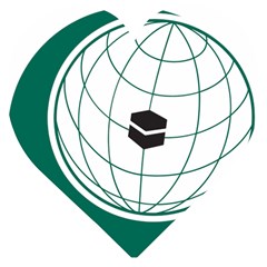 Flag Of The Organization Of Islamic Cooperation Wooden Puzzle Heart