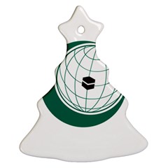 Flag Of The Organization Of Islamic Cooperation Christmas Tree Ornament (two Sides) by abbeyz71