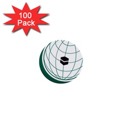Emblem Of The Organization Of Islamic Cooperation 1  Mini Buttons (100 Pack)  by abbeyz71