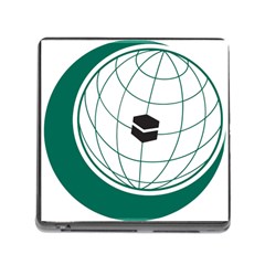 Emblem Of The Organization Of Islamic Cooperation Memory Card Reader (square 5 Slot) by abbeyz71