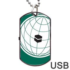 Emblem Of The Organization Of Islamic Cooperation Dog Tag Usb Flash (two Sides)