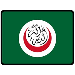 Flag Of The Organization Of Islamic Cooperation, 1981-2011 Double Sided Fleece Blanket (large)  by abbeyz71