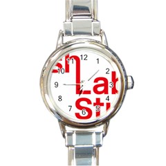 Logo Of Scottish Labour Students Round Italian Charm Watch by abbeyz71