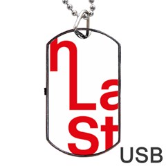 Logo Of Scottish Labour Students Dog Tag Usb Flash (two Sides) by abbeyz71