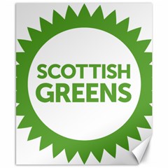 Logo Of Scottish Green Party Canvas 8  X 10 