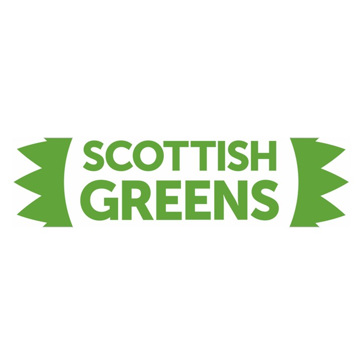 Logo of Scottish Green Party Satin Scarf (Oblong)
