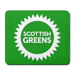 Flag Of Scottish Green Party Large Mousepads by abbeyz71