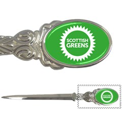 Flag Of Scottish Green Party Letter Opener