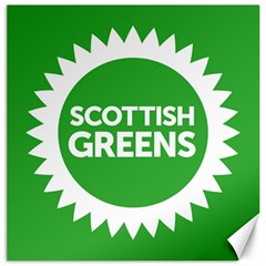 Flag Of Scottish Green Party Canvas 12  X 12  by abbeyz71