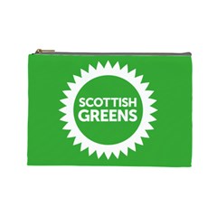 Flag Of Scottish Green Party Cosmetic Bag (large) by abbeyz71