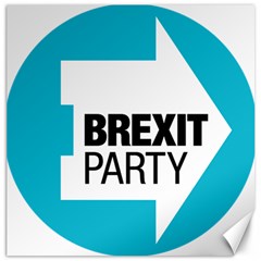 Logo Of Brexit Party Canvas 12  X 12  by abbeyz71