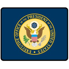 Flag Of The Executive Office Of The President Of The United States Double Sided Fleece Blanket (medium)  by abbeyz71