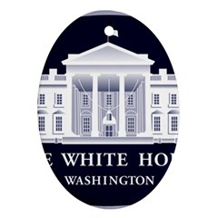 Logo Of The White House  Ornament (oval) by abbeyz71