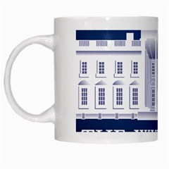 Logo Of The White House  White Mugs by abbeyz71