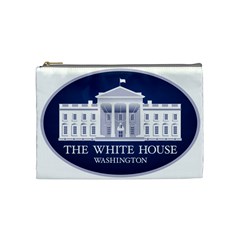 Logo Of The White House  Cosmetic Bag (medium) by abbeyz71