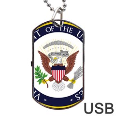 Seal Of Vice President Of The United States Dog Tag Usb Flash (two Sides) by abbeyz71