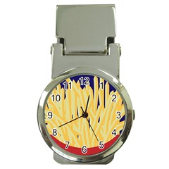 French Fries Potato Snacks Food Money Clip Watches by Simbadda