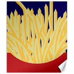 French Fries Potato Snacks Food Canvas 20  X 24  by Simbadda