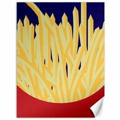 French Fries Potato Snacks Food Canvas 36  X 48  by Simbadda