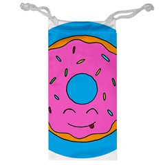 Donut Doughnut Dessert Clip Art Jewelry Bag by Simbadda