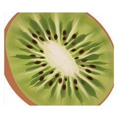 Kiwi Fruit Fresh Green Tasty Food Double Sided Flano Blanket (small)  by Simbadda