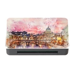 City Buildings Bridge Water River Memory Card Reader With Cf by Simbadda