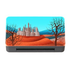 Castle Landscape Mountains Hills Memory Card Reader With Cf by Simbadda