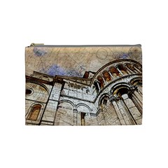 Building Architecture Columns Cosmetic Bag (medium) by Simbadda