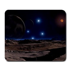 Lunar Landscape Star Brown Dwarf Large Mousepads by Simbadda