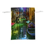 Venice City Italy Architecture Lightweight Drawstring Pouch (M) Back