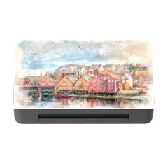 Architecture City Buildings River Memory Card Reader With Cf by Simbadda