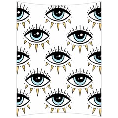 Eyes Pattern Back Support Cushion by Valentinaart