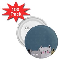 Cute Cats 1 75  Buttons (100 Pack)  by Valentinaart