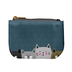 Cute Cats Mini Coin Purse by Valentinaart