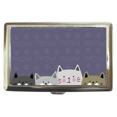 Cute Cats Cigarette Money Case by Valentinaart