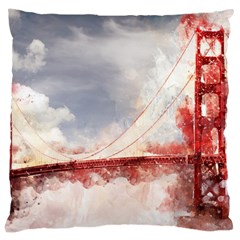 Golden Gate bridge Large Cushion Case (Two Sides)