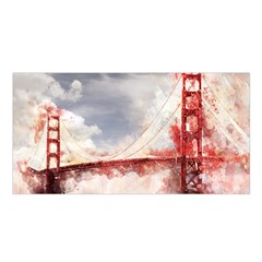 Golden Gate bridge Satin Shawl