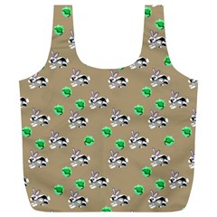Bunnies Pattern Full Print Recycle Bag (xl) by bloomingvinedesign