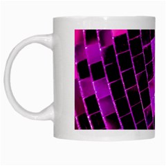 Purple Disco Ball White Mugs by essentialimage