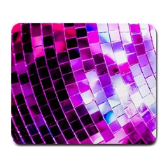 Purple Disco Ball Large Mousepads