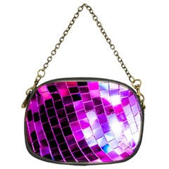 Purple Disco Ball Chain Purse (one Side) by essentialimage