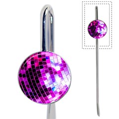 Purple Disco Ball Book Mark by essentialimage