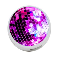 Purple Disco Ball 4-port Usb Hub (one Side) by essentialimage