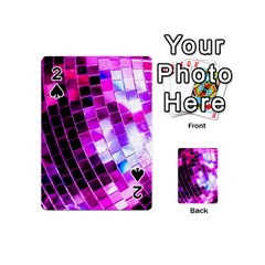 Purple Disco Ball Playing Cards 54 Designs (mini) by essentialimage