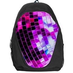 Purple Disco Ball Backpack Bag by essentialimage