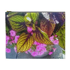 Coleus & Petunia Cosmetic Bag (xl) by Riverwoman