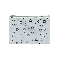 Memphis Pattern Cosmetic Bag (medium)